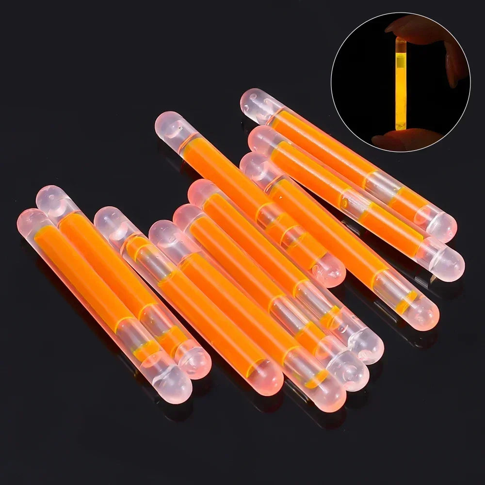 100/10PCS Glowing Sticks Fishing Float Rod Lights Chemical Fluorescence Sticks for Wedding Decoration Home Party Clubs Supplies