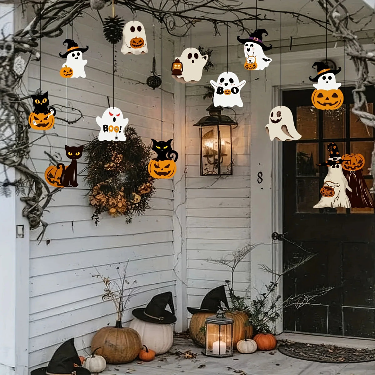 Halloween Hanging Ornaments Set