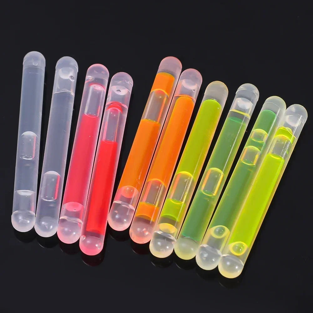 100/10PCS Glowing Sticks Fishing Float Rod Lights Chemical Fluorescence Sticks for Wedding Decoration Home Party Clubs Supplies
