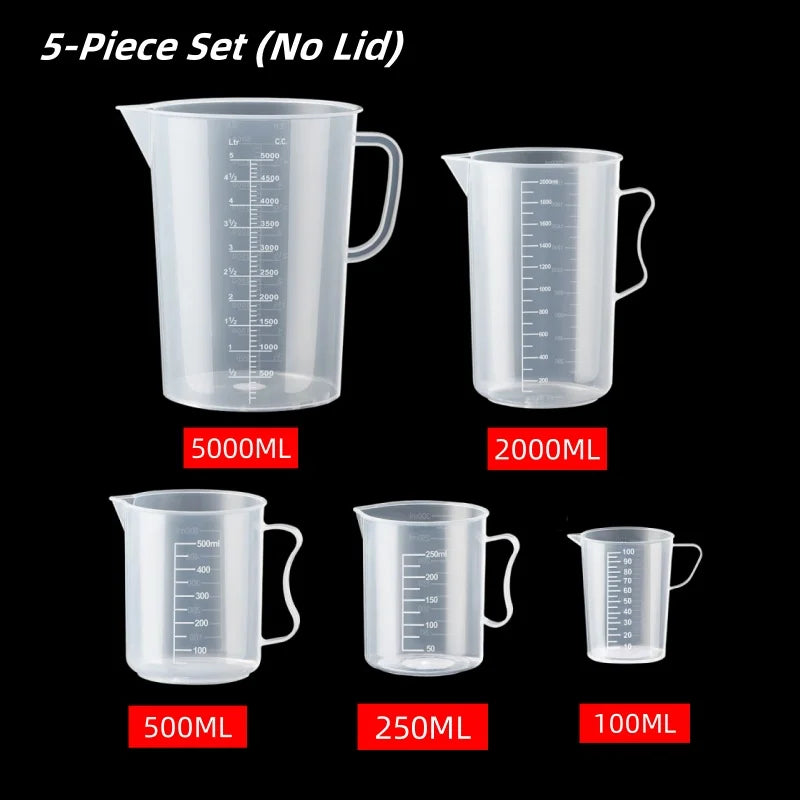 Thick Plastic Measuring Cup with Scale