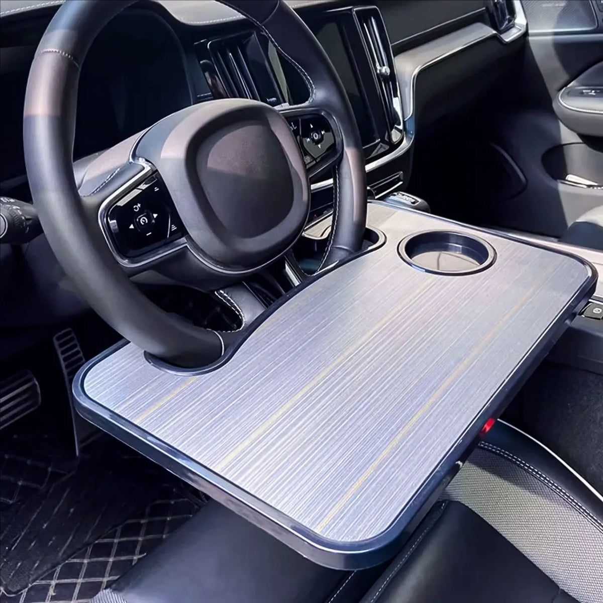 Car Steering Wheel Desk – Portable In-Car Dining & Laptop Tray Table