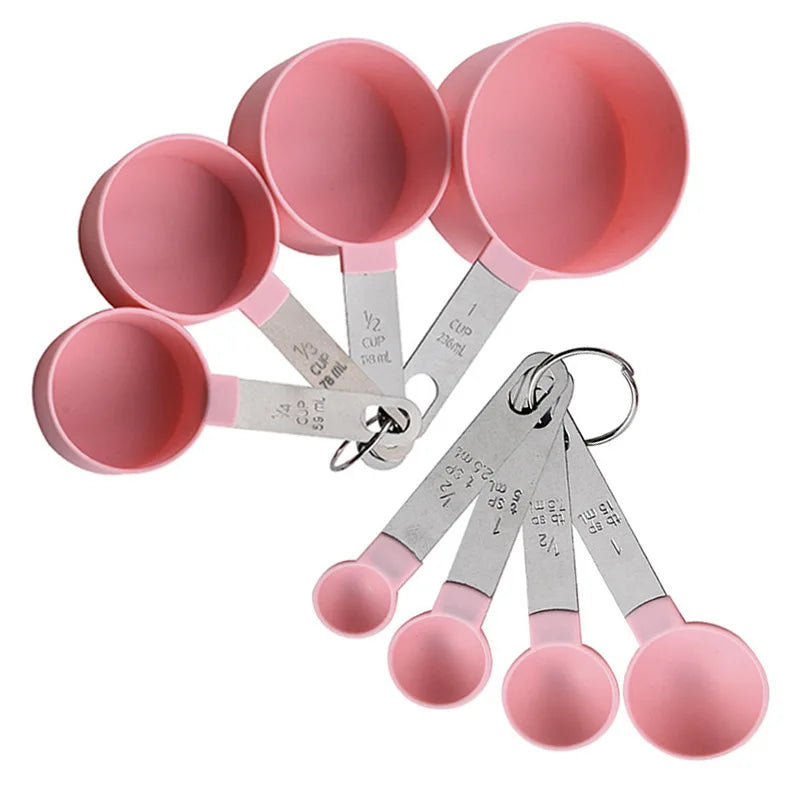 8-Piece Stackable Measuring Cups & Spoons Set