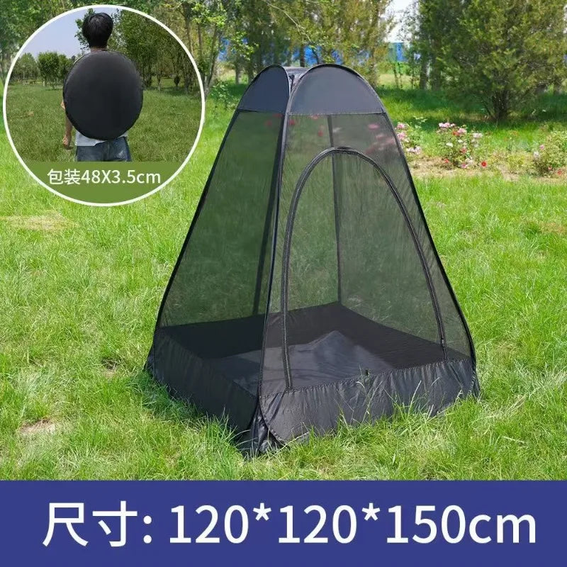 Pop-Up Mesh Mosquito Tent – Portable Anti-Mosquito Net for Camping, Fishing & Outdoor Meditation