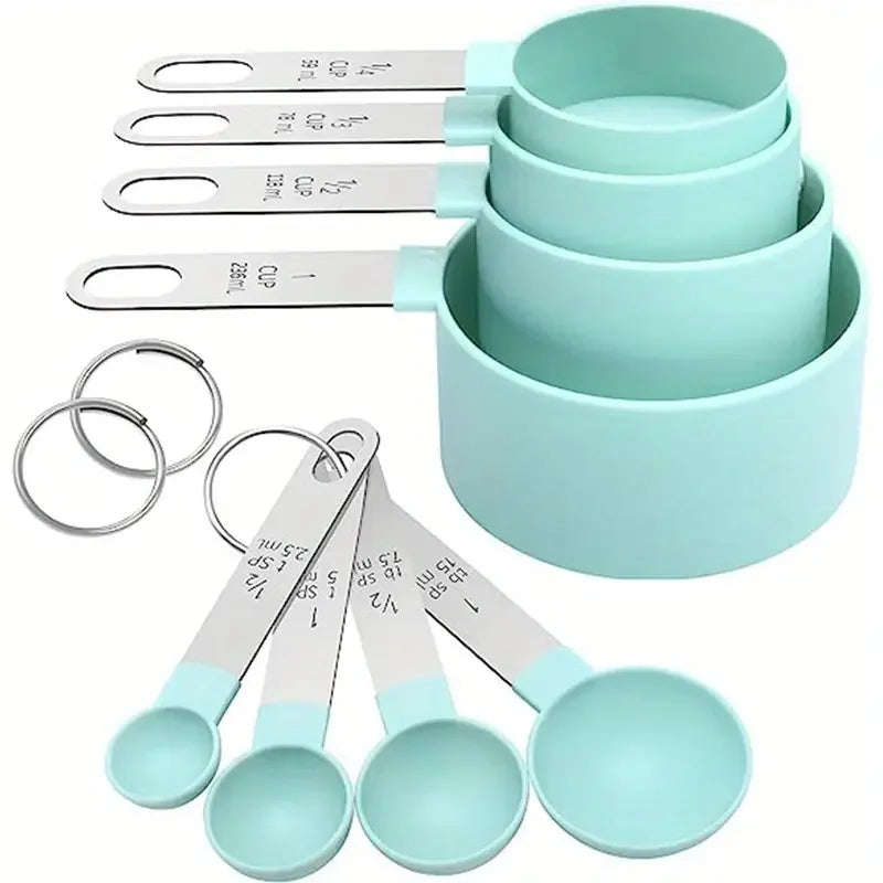 8-Piece Stackable Measuring Cups & Spoons Set
