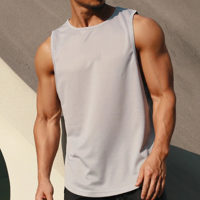 Men's Sleeveless Gym Tank Top
