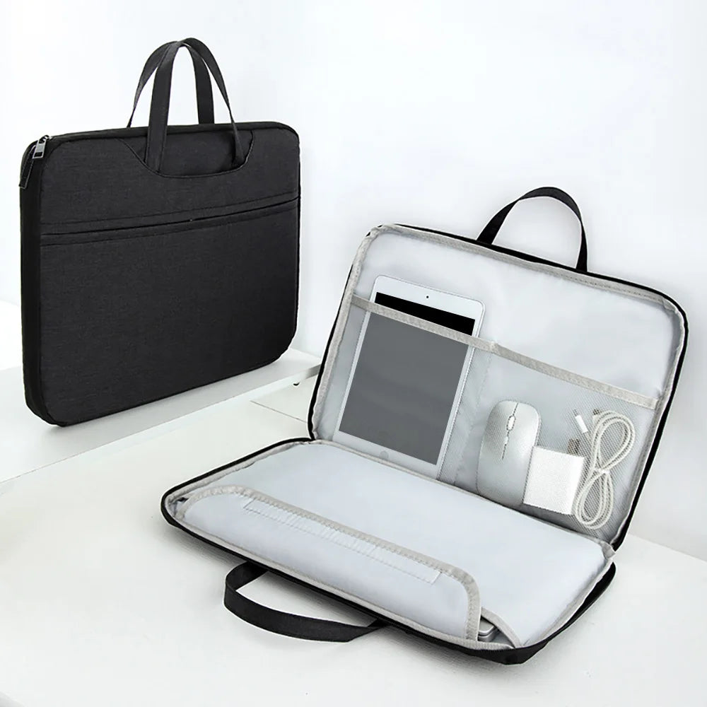 Shockproof Ultra-Thin Laptop Sleeve Handbag for MacBook Xiaomi Huawei ASUS 11-16" Notebook Business Briefcase