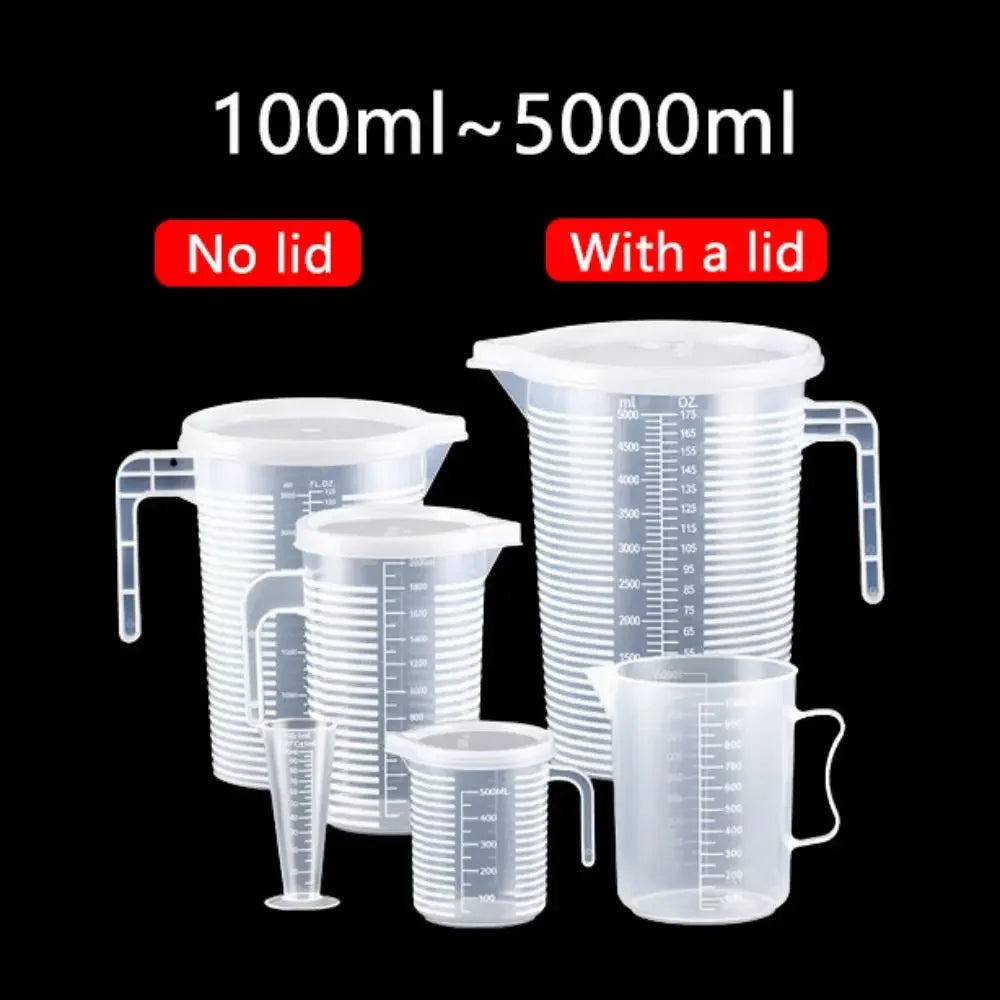 Thick Plastic Measuring Cup with Scale