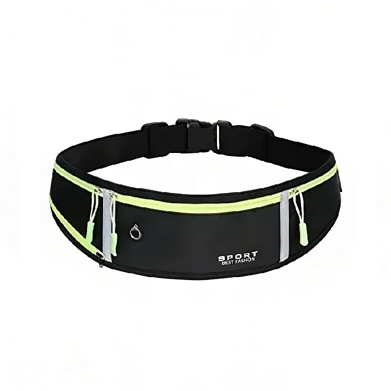 Running Waist Bag Sport Phone Bag Waterproof Reflective Comfortable Adjustable Wear Resistant Belt Bag for Women Men Cycling
