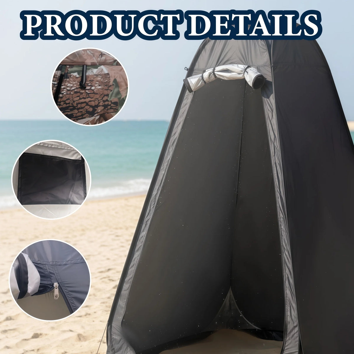 Pop-Up Privacy Tent – Portable Outdoor Shower, Camping Toilet & Rain Shelter with Storage Bag