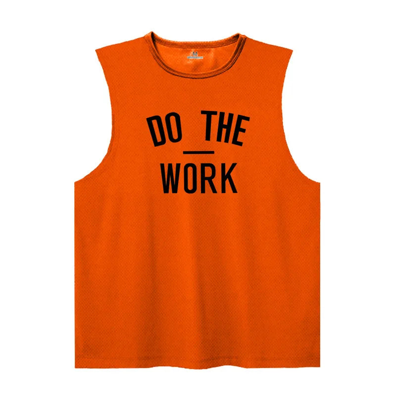 Men's "Do The Work" Mesh Gym Tank