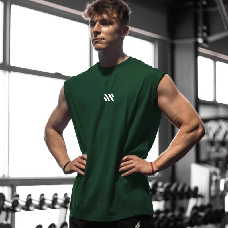 Men's Quick-Dry Sleeveless Training Shirt