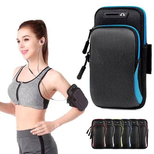 Running Phone Holder Jogging Mobile Phone Bags Universal Waterproof Fitness Sports Armband Accessories For iPhone Huawei Realme