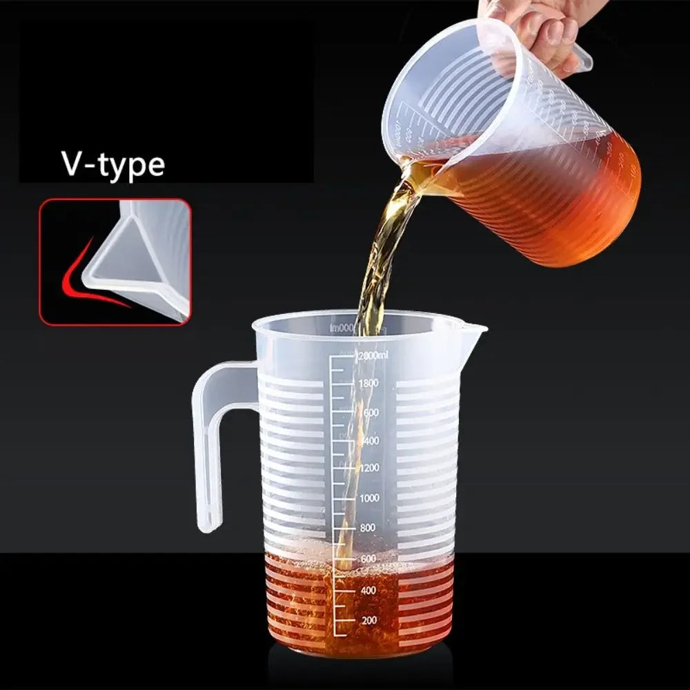 Thick Plastic Measuring Cup with Scale
