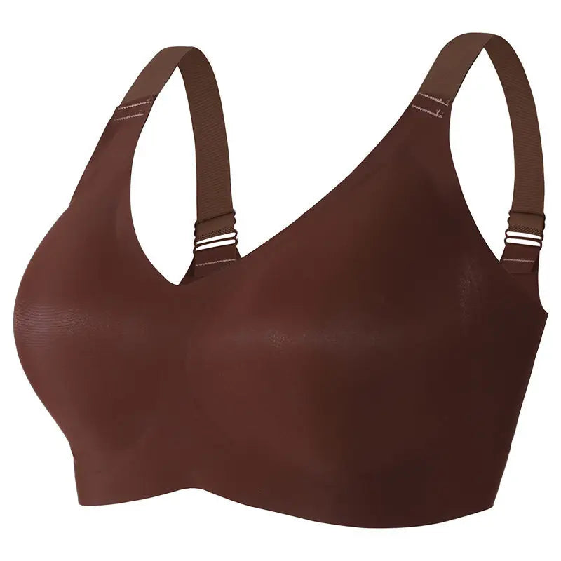 Women Wireless Large Size Bra Seamless Anti-Sagging Correction Gathered Comfortable No Side Breast Projection Push up Bra