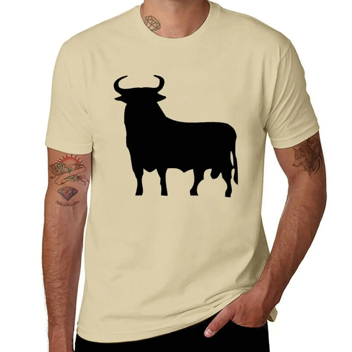 Men's Spanish Bull Graphic T-Shirt