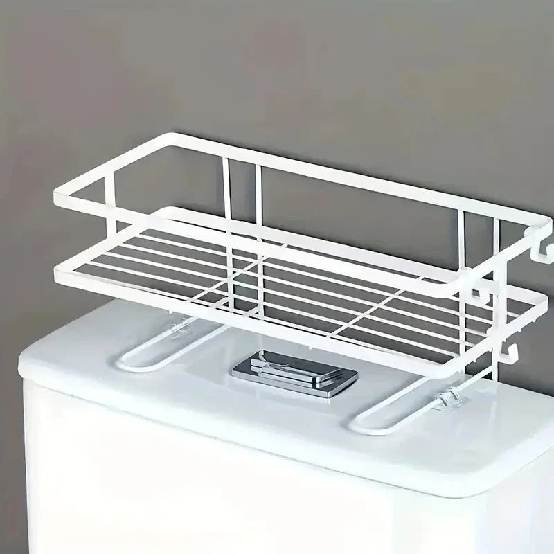 Over-Toilet Storage Shelf – Bathroom Organizer Rack, Space-Saving Bathroom Accessories