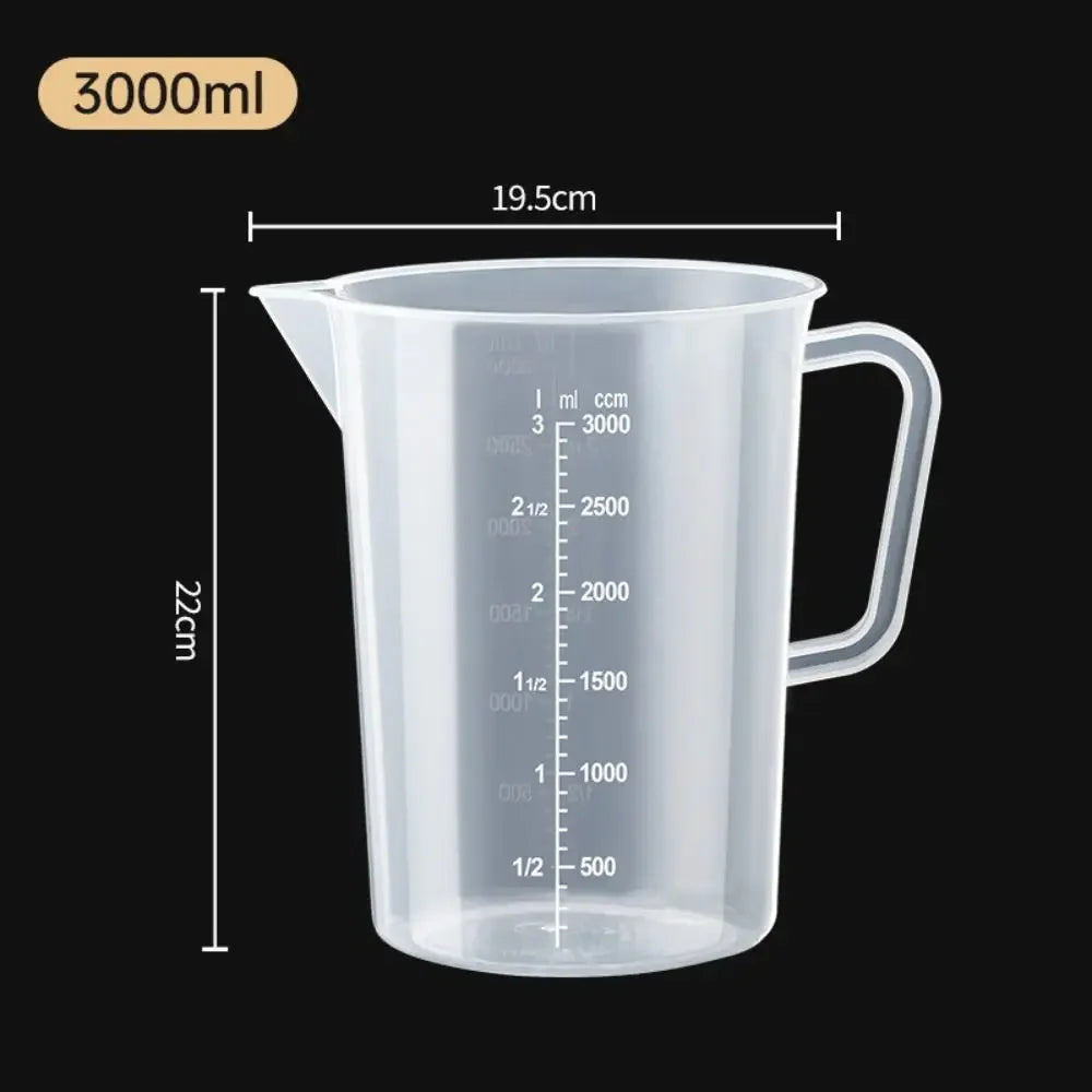 Thick Plastic Measuring Cup with Scale