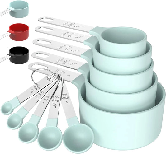 8-Piece Stackable Measuring Cups & Spoons Set