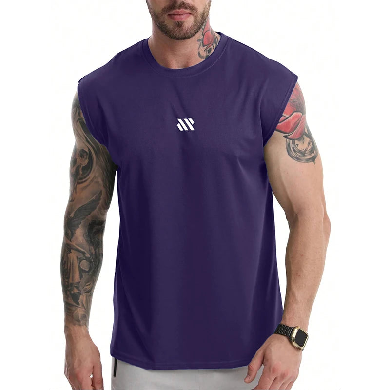 Men's Quick-Dry Sleeveless Training Shirt