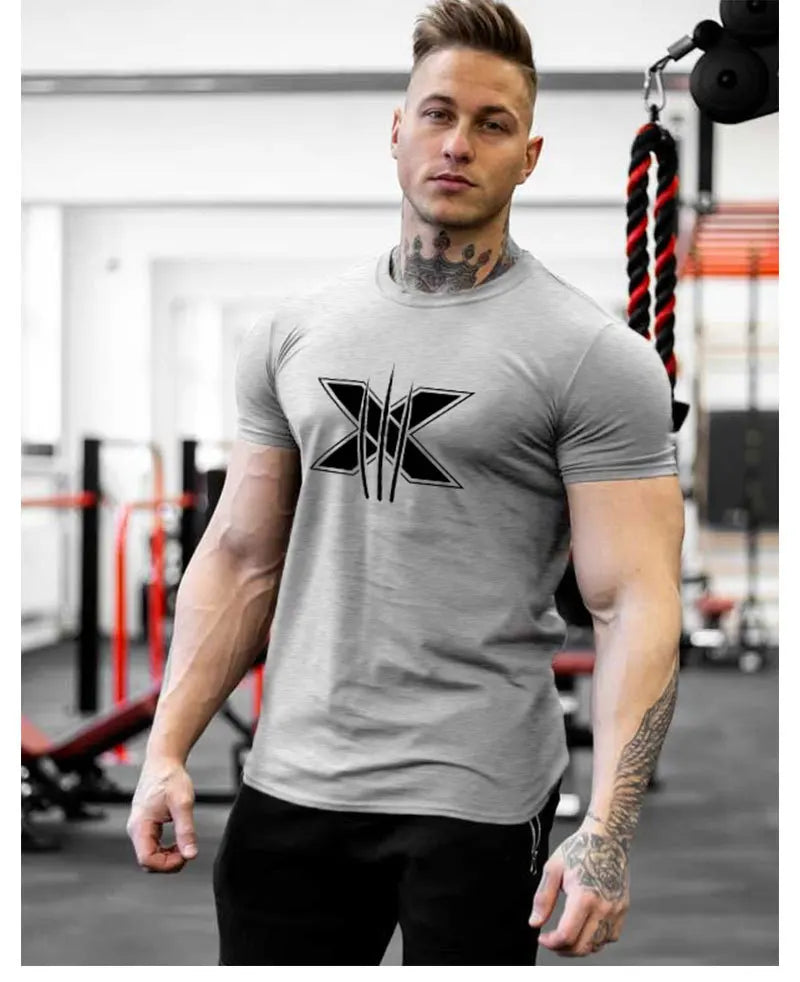 Men's Slim-Fit Cotton Training T-Shirt