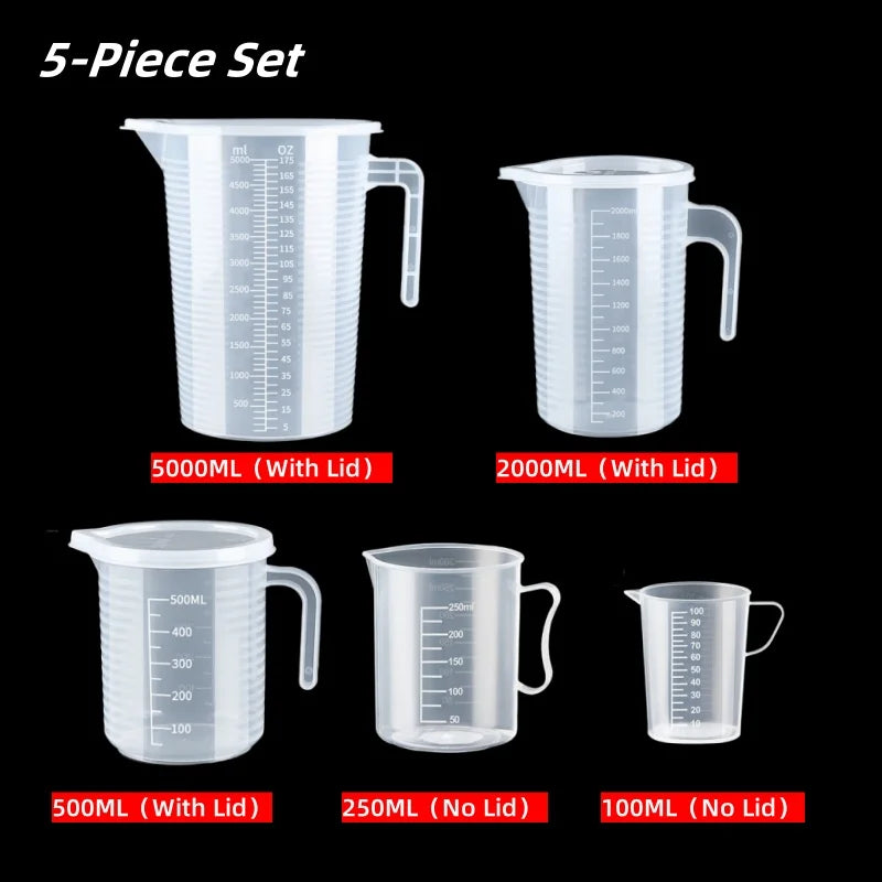 Thick Plastic Measuring Cup with Scale