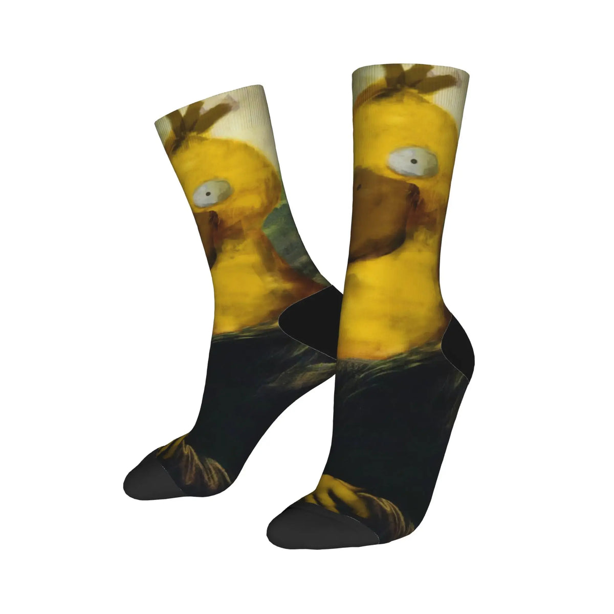 P-Pokemons Snorlax Socks Men Women Polyester Funny Happy  Socks Novelty Spring Summer Autumn Winter Middle Tube Stockings Gift