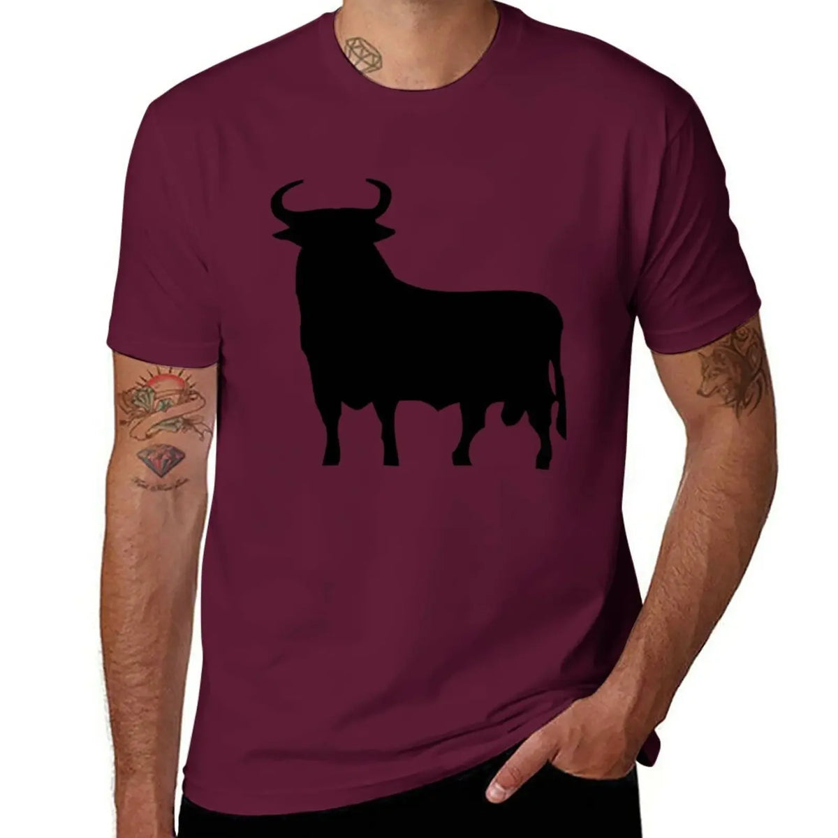 Men's Spanish Bull Graphic T-Shirt
