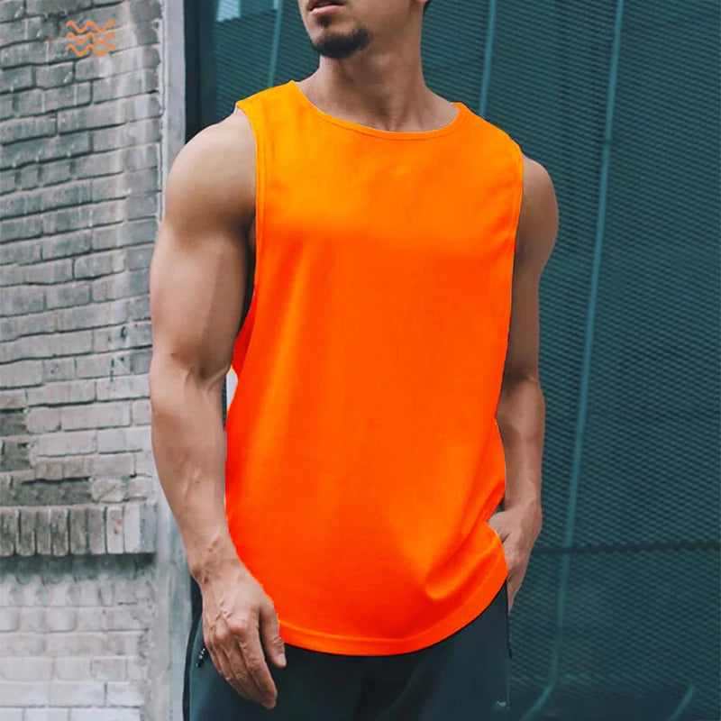 Men's Sleeveless Gym Tank Top