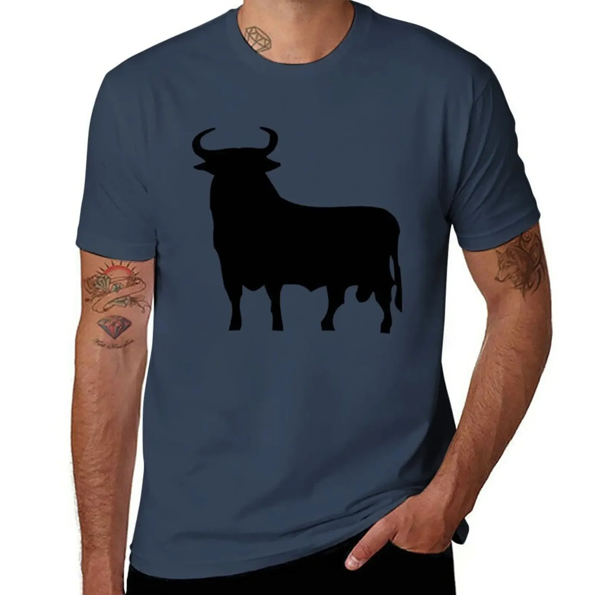 Men's Spanish Bull Graphic T-Shirt