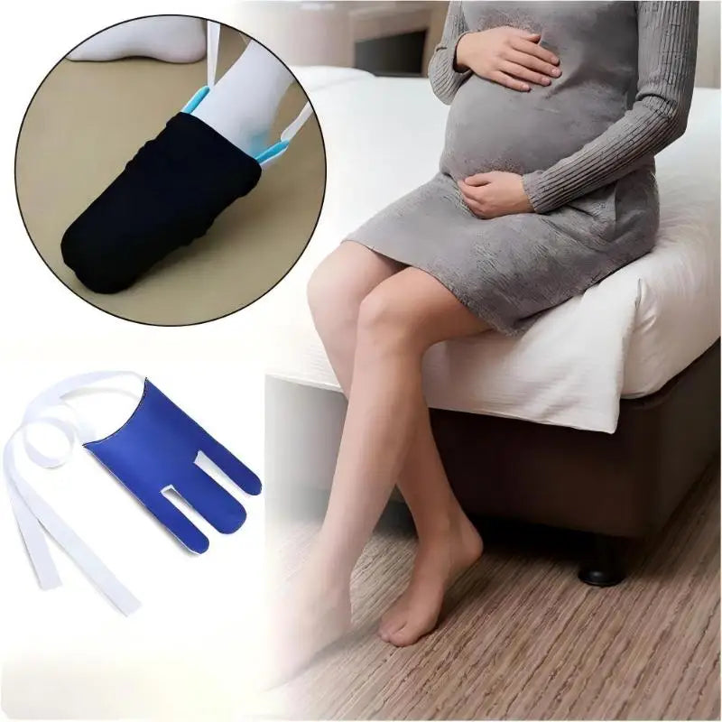 No Bending Sock Aid Tool Sock Aid Pulling Device Sock Helper Easy On Sock Puller For Elderly Disabled Pregnant People Daily Home