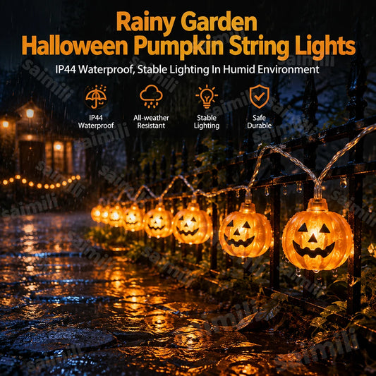 Halloween Pumpkin String Lights