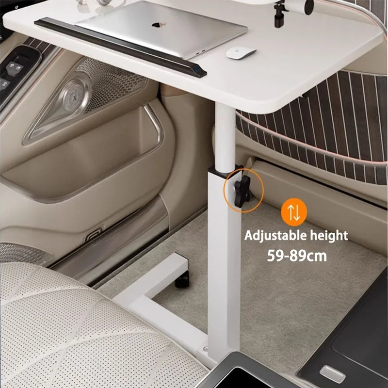 Car Mounted Small Table with Foldable Dining Table Front and Rear Multifunctional Table for Passenger Seat Car Office Desk