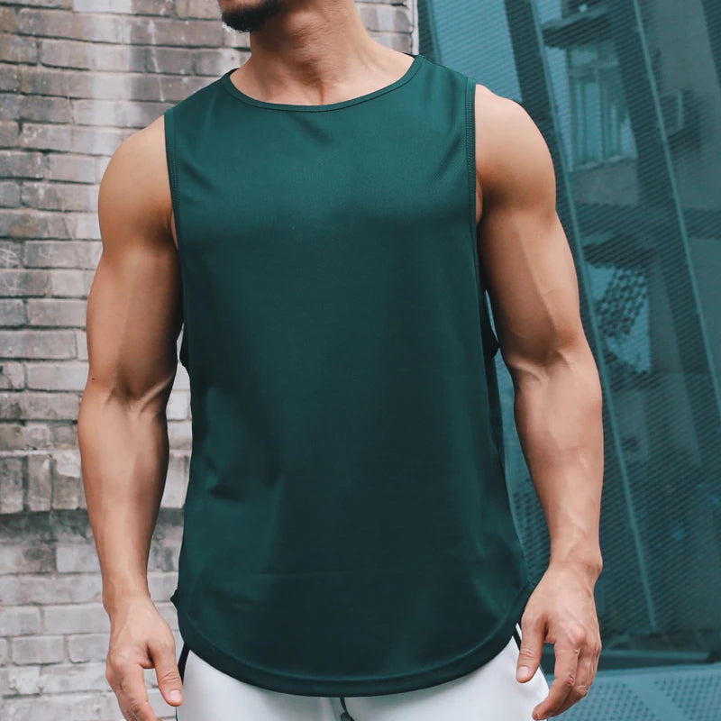 Men's Sleeveless Gym Tank Top