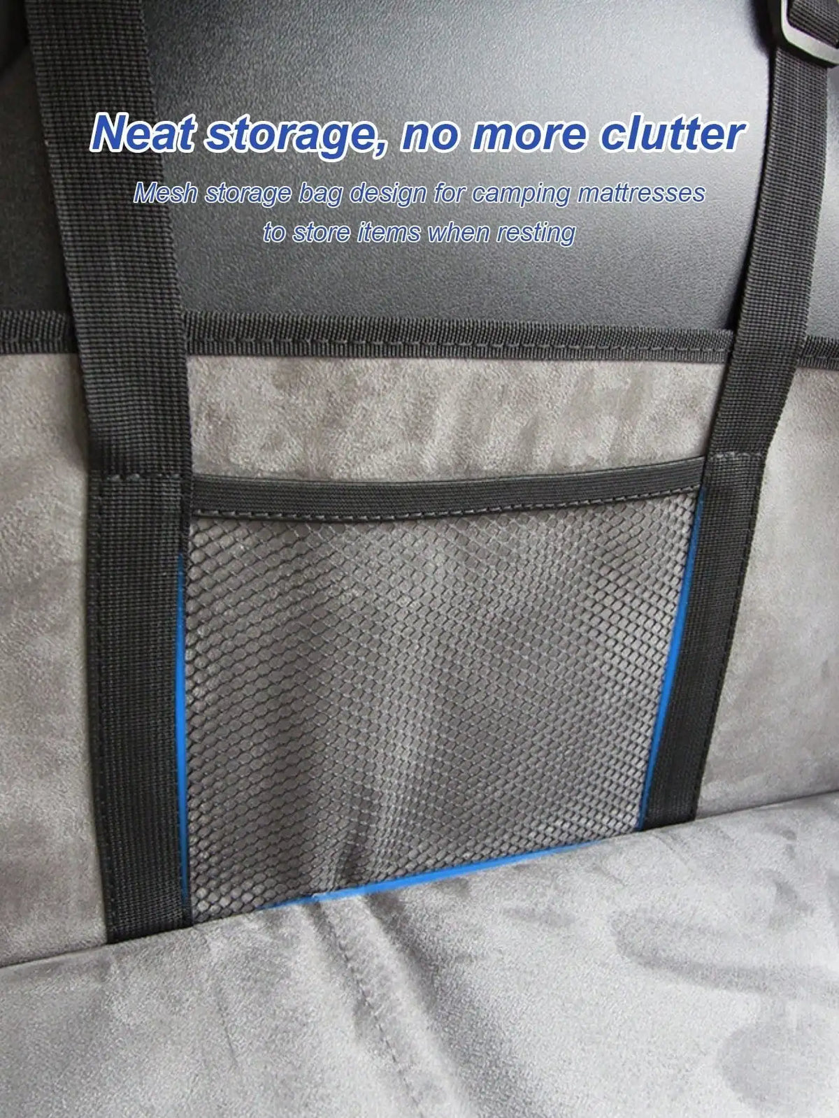 Car Bed Extender – Foldable Sleep Pad for Camping, Road Trips & Overnight Travel