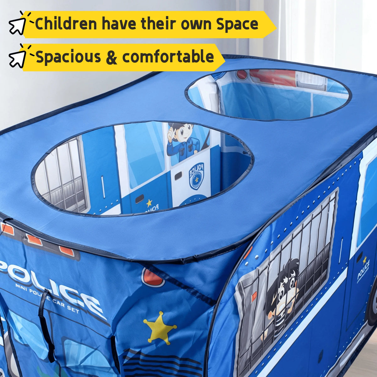 Foldable Car Design Kids Play Tent – Pop-Up Playhouse for Boys & Girls, Beach & Indoor Toy