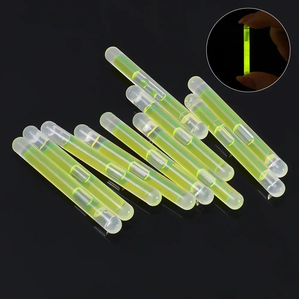 100/10PCS Glowing Sticks Fishing Float Rod Lights Chemical Fluorescence Sticks for Wedding Decoration Home Party Clubs Supplies