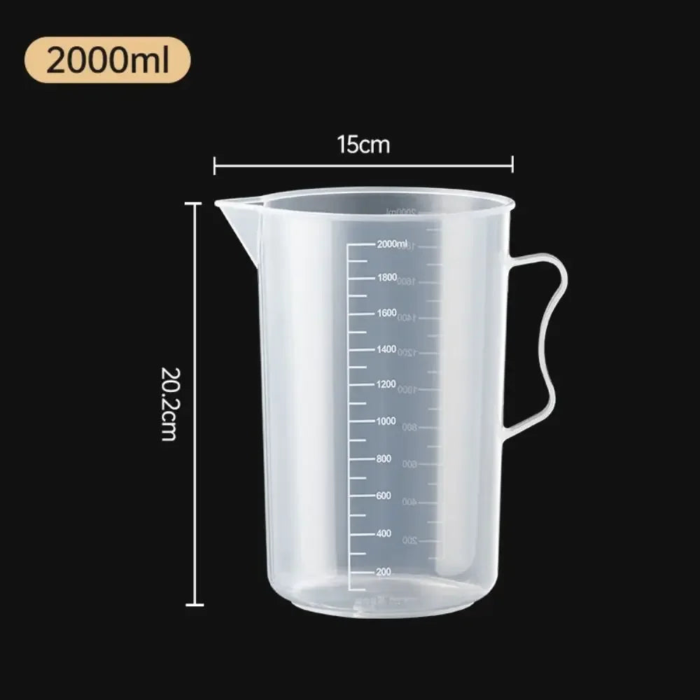 Thick Plastic Measuring Cup with Scale