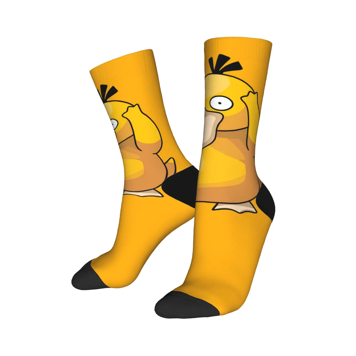 P-Pokemons Snorlax Socks Men Women Polyester Funny Happy  Socks Novelty Spring Summer Autumn Winter Middle Tube Stockings Gift