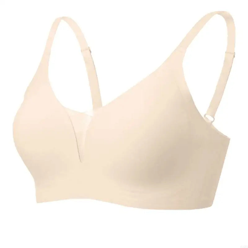 Wireless Push Up Bras for Women Full Coverage Seamless Bra Supportive Everyday Comfortable Bralette 6XDA