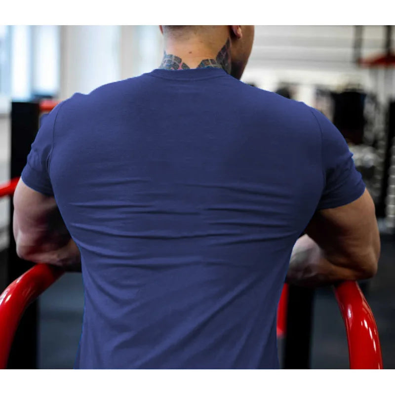 Men's Slim-Fit Cotton Training T-Shirt