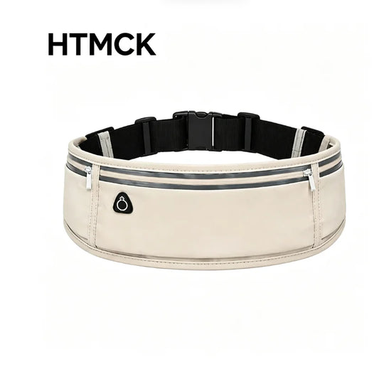 HTMCK Unisex Waist Bag Outdoor Sports Fanny Pack, Portable Mobile Phone Pouch for Running Gym Cycling Jogging
