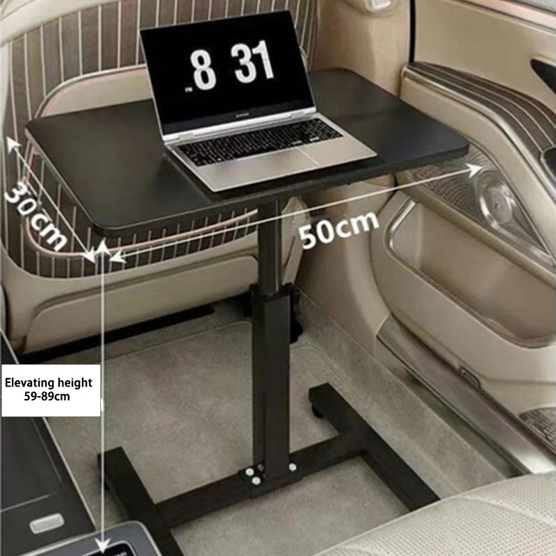 Car Mounted Small Table with Foldable Dining Table Front and Rear Multifunctional Table for Passenger Seat Car Office Desk