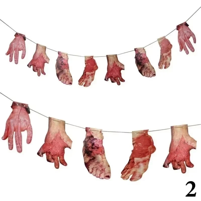 Bloody Weapons Halloween Garland