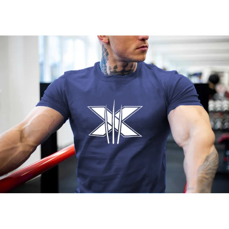 Men's Slim-Fit Cotton Training T-Shirt