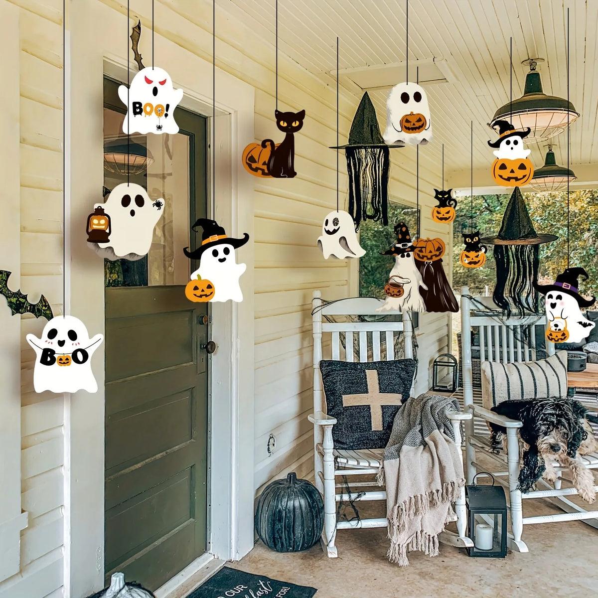 Halloween Hanging Ornaments Set