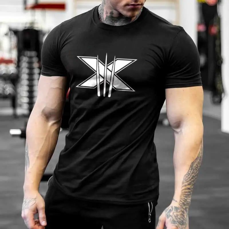 Men's Slim-Fit Cotton Training T-Shirt