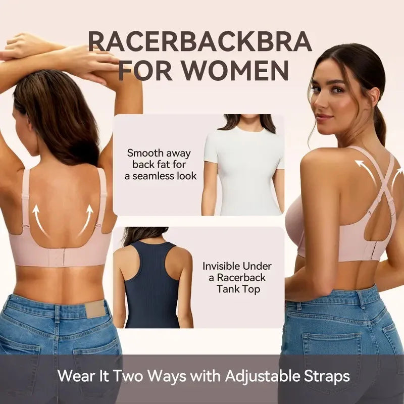 Wireless Bras for Women Wave Push Up No Underwire Bralettes Seamless Full Coverage Support Lift Everyday Bra