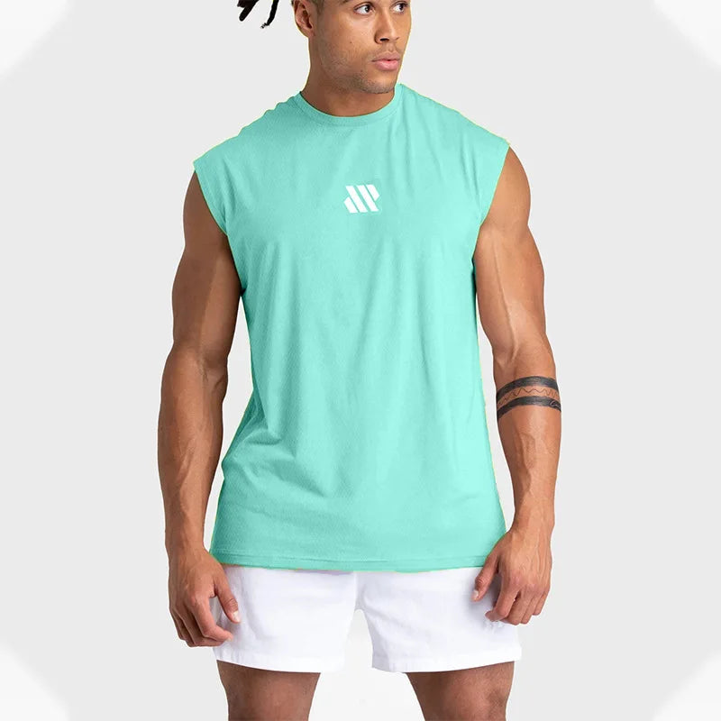 Men's Quick-Dry Sleeveless Training Shirt
