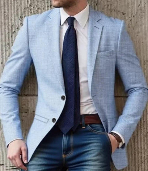 Men's Lightweight Wrinkle-Free Blazer