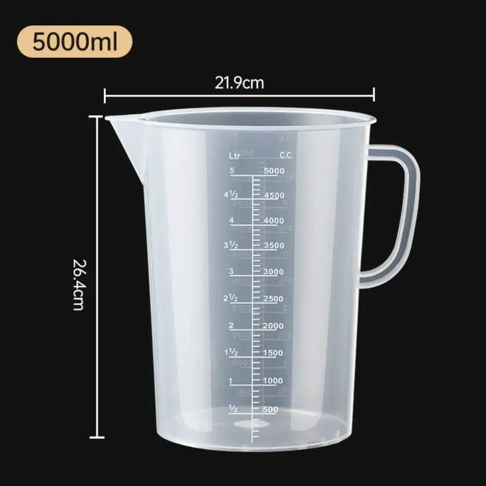 Thick Plastic Measuring Cup with Scale